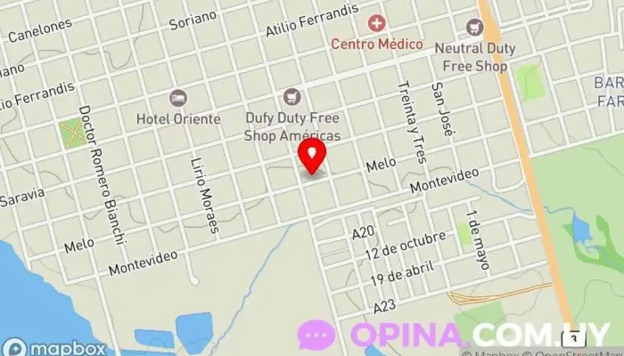 mapa de Blas Melo 1241 Edificio de apartamentos en Bella Unión