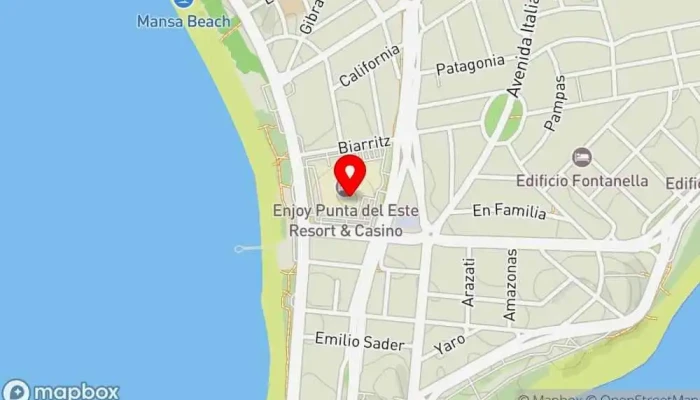 mapa de Blend Bar Bar en Punta del Este