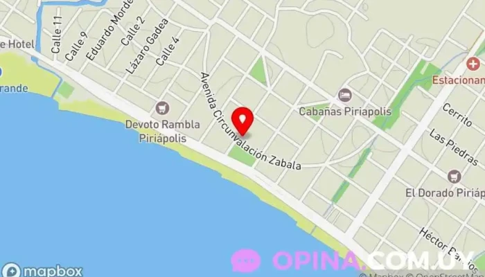 mapa de Bloque 1 gustavoalquileres Agencia de alquiler de alojamientos para vacaciones en Piriápolis