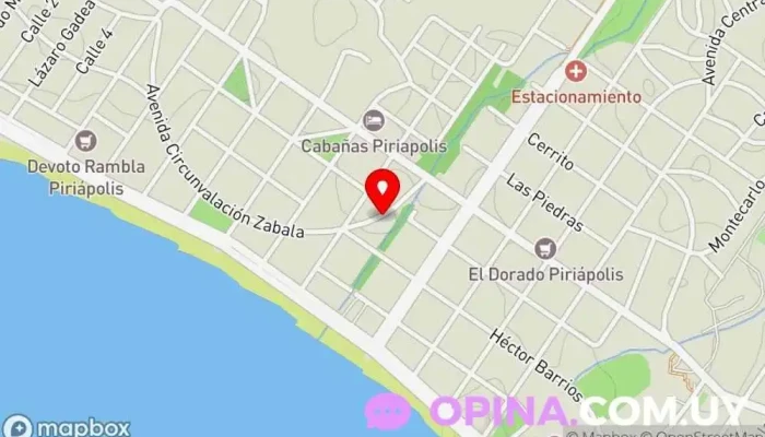 mapa de Bloques 2 y 3 Agencia de alquiler de alojamientos para vacaciones en Piriápolis