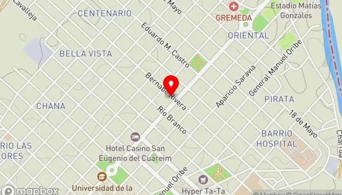 mapa de Bobis Un Gusto Al Paladar Restaurante de comida para llevar en Artigas