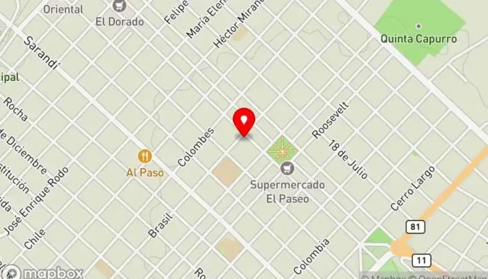 mapa de Bocados Bistró Restaurante de comida para llevar en Santa Lucía