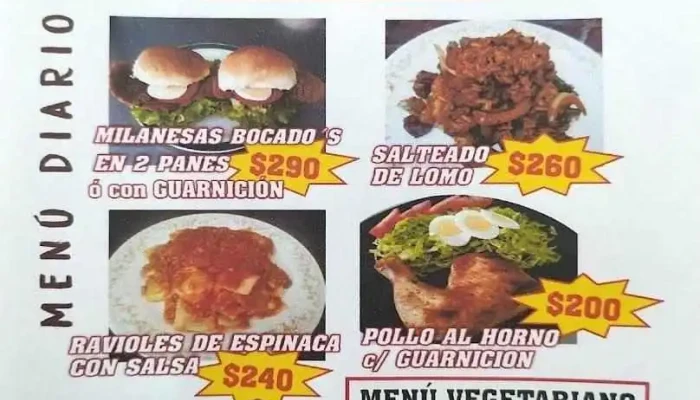 Bocados Rotiseria Menu