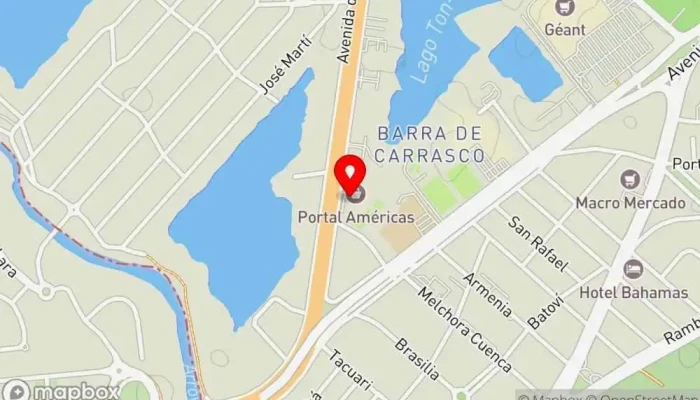 mapa de Bocatti Empanadas Restaurante de comida rápida en Ciudad de la Costa