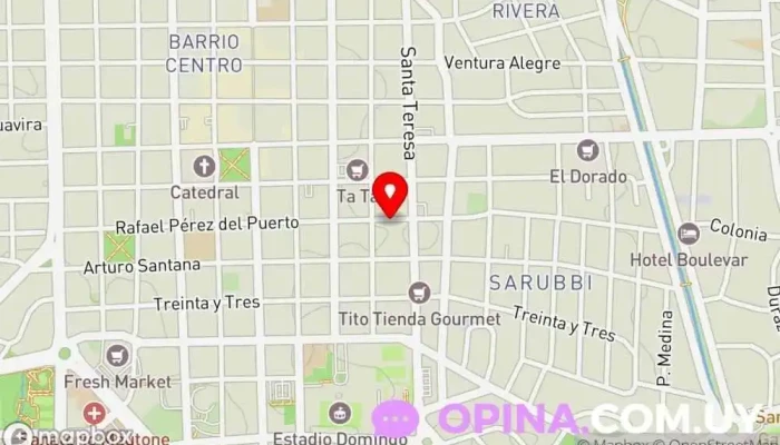 mapa de Body Center Maldonado Gimnasio en Maldonado