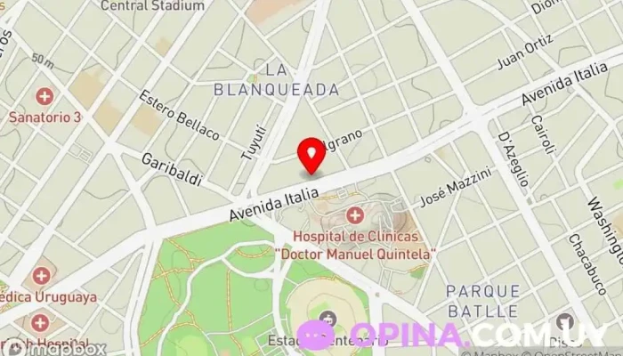 mapa de Borkum Libros Médicos Librería, Tienda de libros médicos en Montevideo