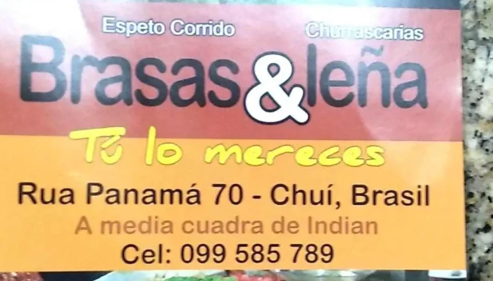 Brasas Y Lena Menu - Parrilla