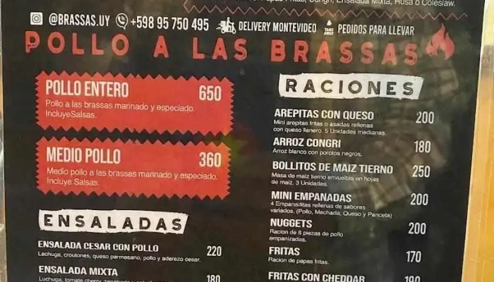 Brassas Uy Menu