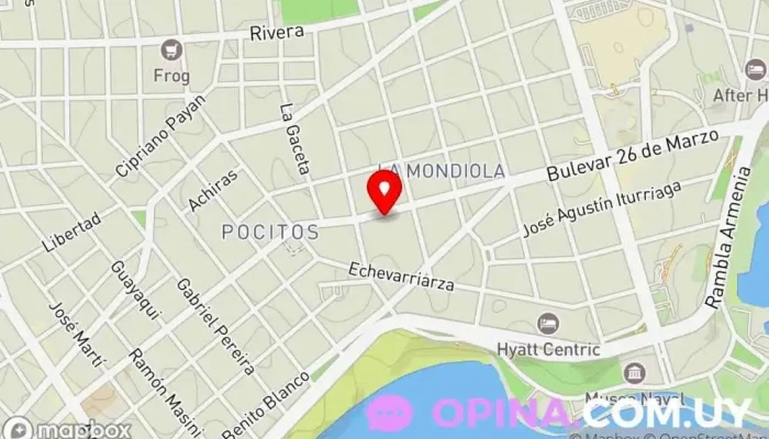 mapa de BRAzIL cursos de portugués Academia de idiomas en Montevideo