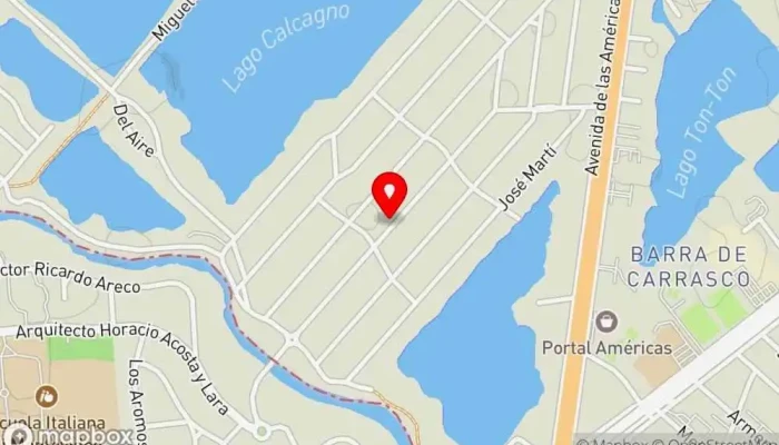 mapa de Brigaderia De Male Restaurante en Ciudad de la Costa