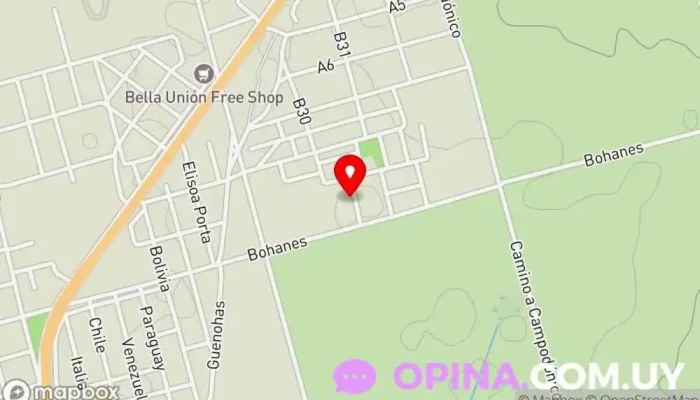 mapa de Bruno García  en Bella Unión
