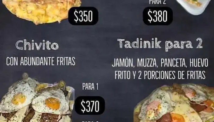 Buen Gusto:  Menu