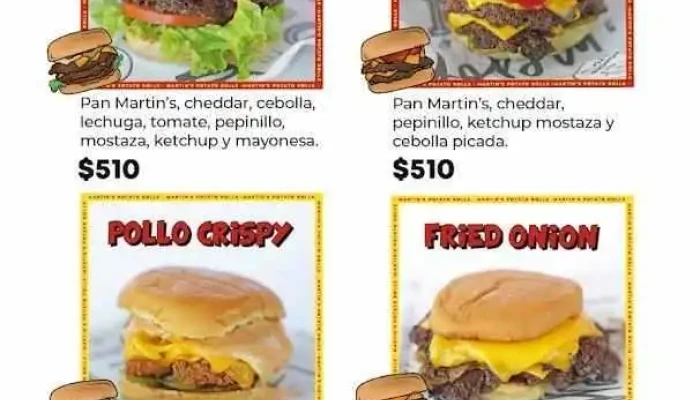 Burger Time:  Menu