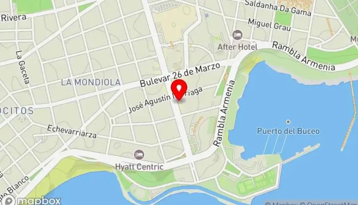 mapa de Burlesque Bar en Montevideo