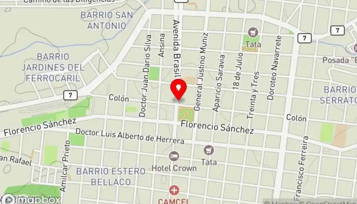 mapa de Buteco Bistró Bar en Melo