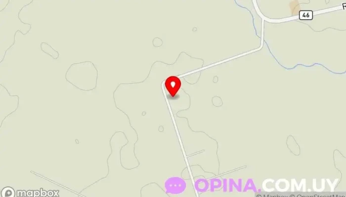 mapa de Cabaña  en Aguas Corrientes