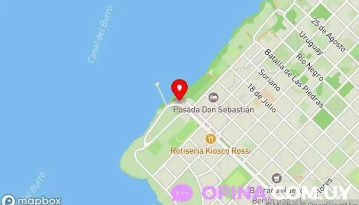 mapa de Cabañas Nuevo Berlín Complejo hotelero en Nuevo Berlín