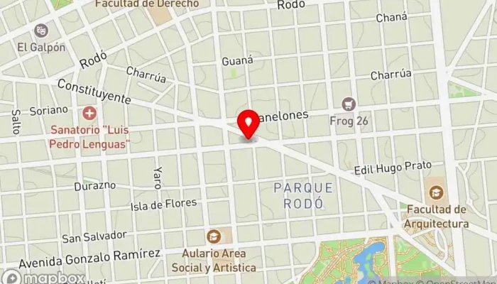 mapa de Cabesas Quiosco Cordón MVD Cervecería artesanal en Montevideo