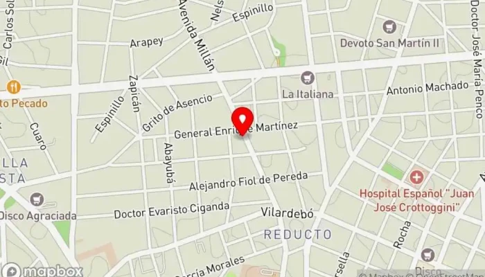 mapa de Cabesas Quiosco Prado MVD Cervecería artesanal en Montevideo