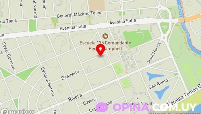 mapa de Cadenas Negocios Inmobiliarios Agencia inmobiliaria en Montevideo