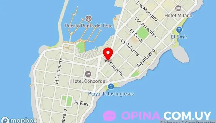 mapa de CAETANO Negocios Inmobiliarios Agencia inmobiliaria en Punta del Este