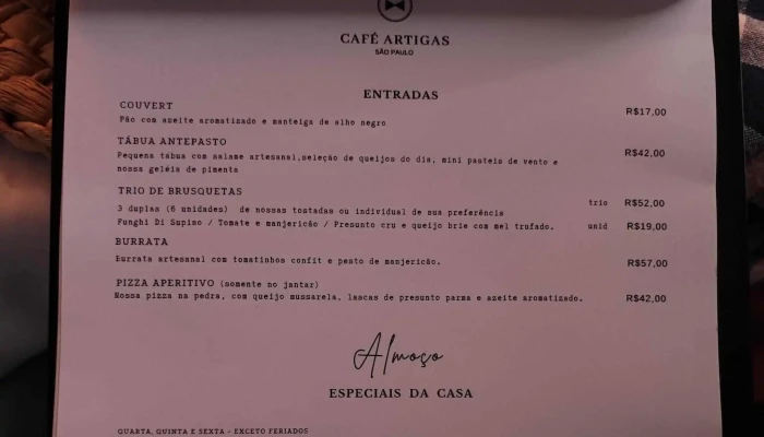 Cafe Artigas Comentario 3 - Restaurante