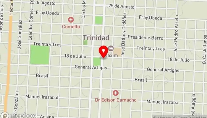 mapa de Café C.A.I. Restaurante en Trinidad