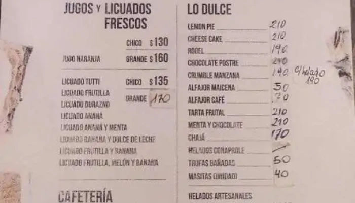 Cafe Del Centro Menu