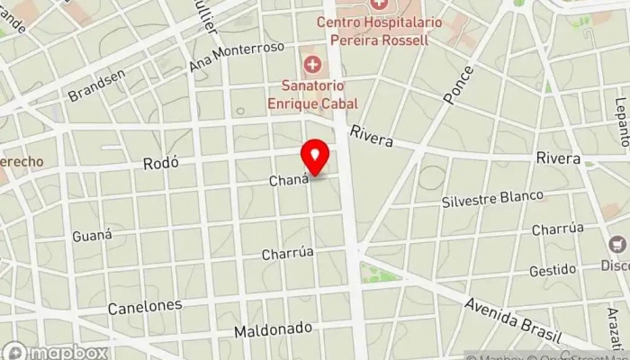 mapa de Cafe Los Araucanos Tienda de café, Cafetería en Montevideo