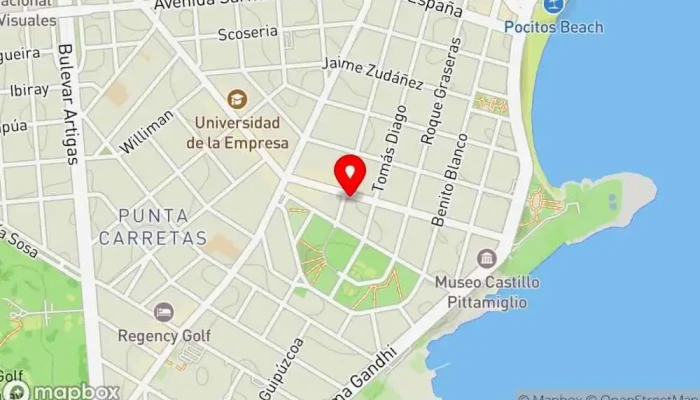 mapa de Café Martínez Cafetería en Montevideo