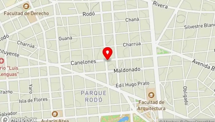 mapa de Café Nómade Cafetería, Restaurante de brunch, Cafetería apta para perros en Montevideo