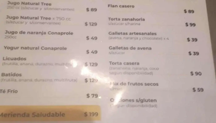 Cafe Politeama Menu - Cafetería