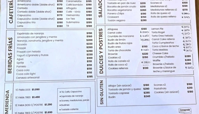 Cafe Suarez Menu - Cafetería