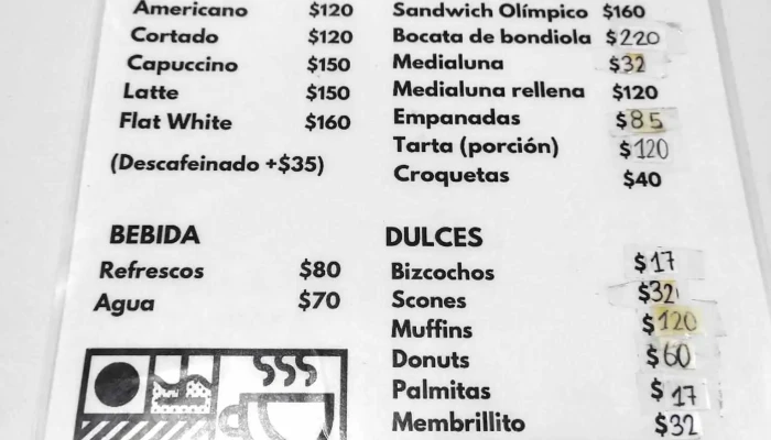 Cafelicidad:  Menu - Cafetería