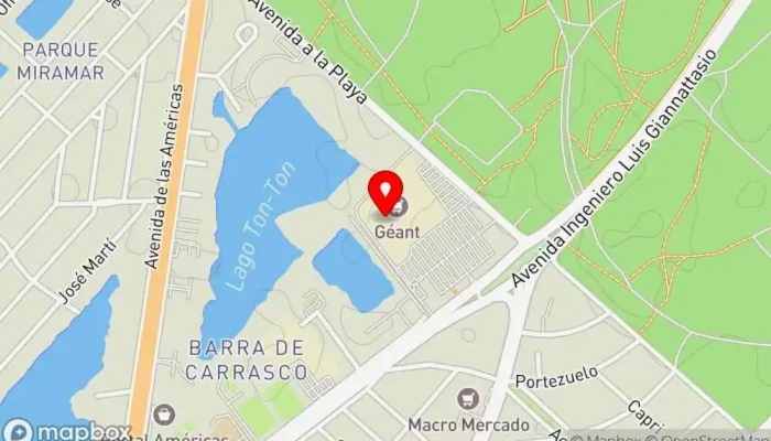 mapa de Cafeteria Geant Cafetería en Ciudad de la Costa