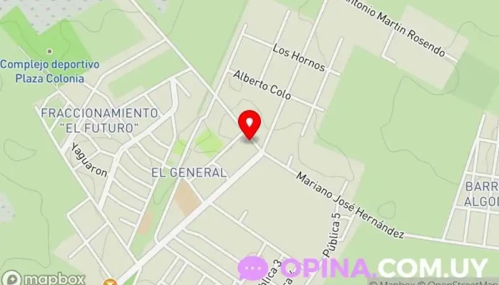 mapa de Caif Cuna De Mis Sueños Escuela en Col. del Sacramento