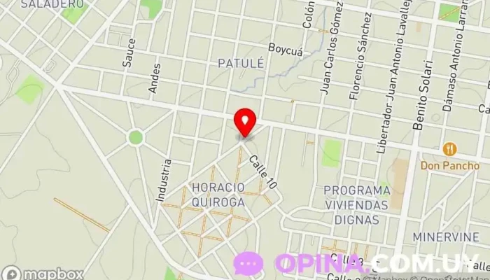 mapa de Caif HORACIO QUIROGA Escuela en Salto