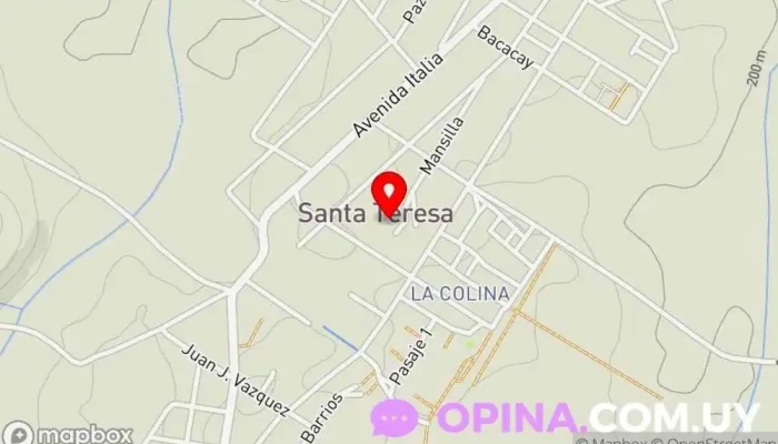 mapa de CAIF LA COLINA RIVERA Centro de educación preescolar en Rivera