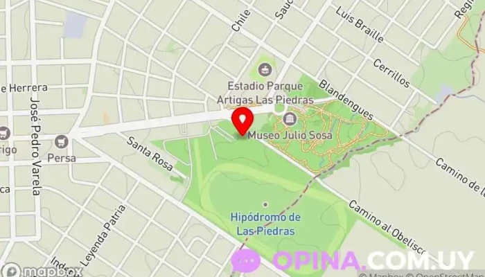 mapa de Caif pegado a policlinica Jardín de infancia en Las Piedras