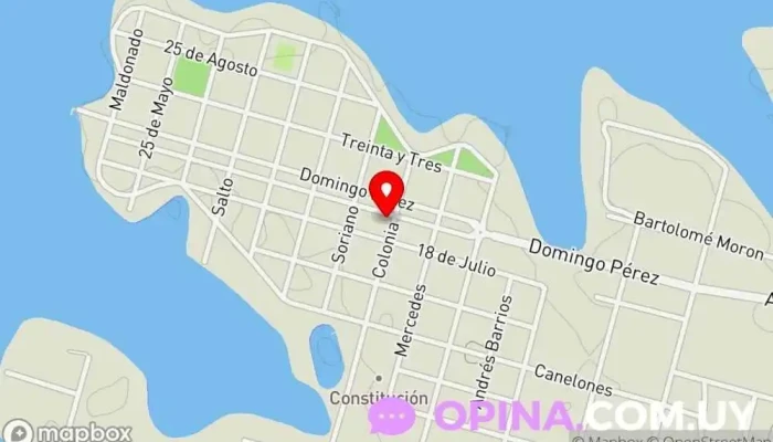 mapa de CAIF PEQUEÑOS BRILLANTES VILLA CONSTITUCION Centro de educación preescolar en Constitución