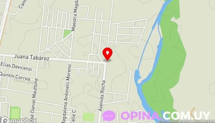 mapa de C.A.I.F. Por Los Niños Centro educativo, Escuela en San Carlos