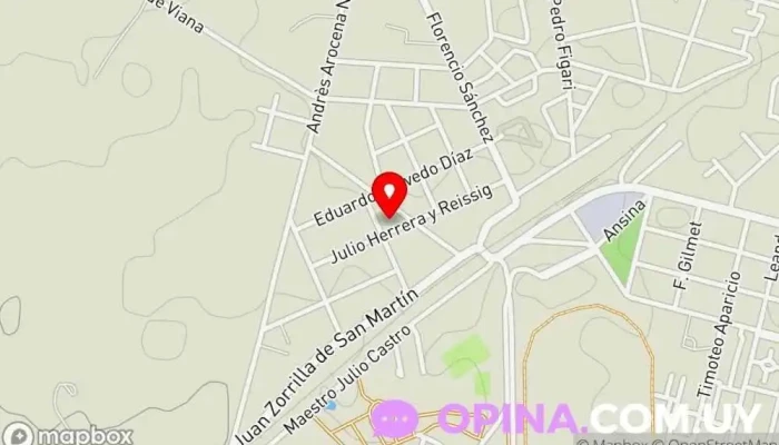 mapa de CAIF Santarcieri Escuela en Florida