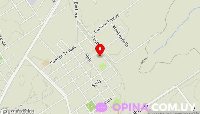 mapa de CAIF Sumando Sueños Escuela en Toledo