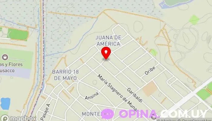 mapa de Caif Timbó . ADSIS. Centro educativo en Ciudad de la Costa