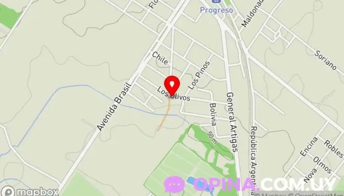 mapa de CAIF Villa Talice Escuela en Progreso