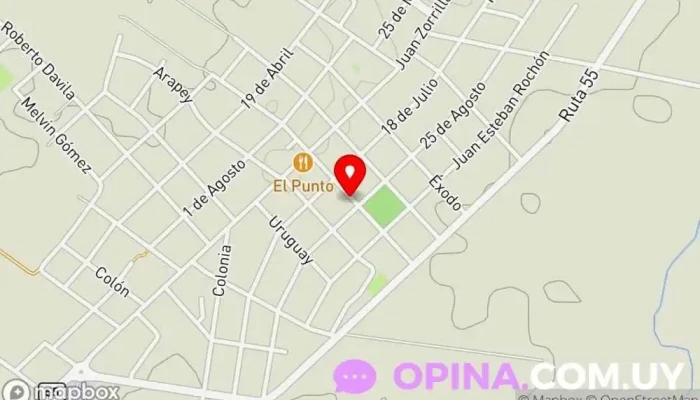 mapa de Camara Inmobiliaria de Colonia Agencia inmobiliaria en Ombúes de Lavalle