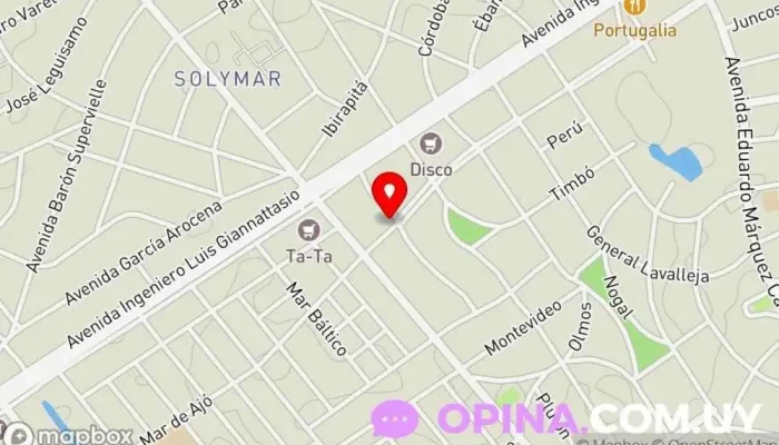 mapa de Campanita Azul | Inicial - Maternal - Jardín Centro Head Start, Centro educativo, Jardín de infancia, Centro de educación preescolar en Ciudad de la Costa