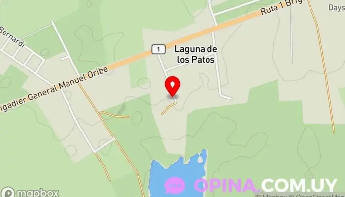 mapa de Campo de los Sueños Casa rural en Col. del Sacramento