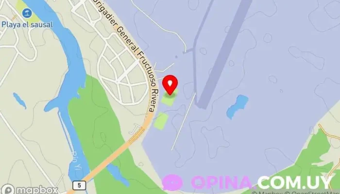 mapa de Campus C.S. y D. Santa Bernardina Campo de fútbol en Santa Bernardina