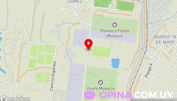 mapa de Campus Jesus Maria Escuela en Montevideo